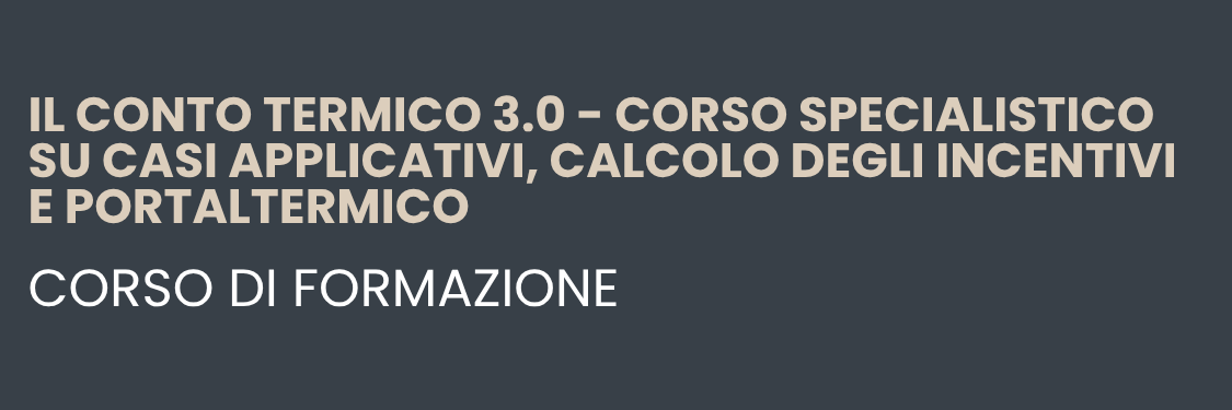 Conto Termico 3.0
